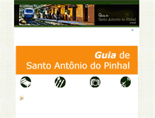 Tablet Screenshot of guiadesantoantoniodopinhal.com.br